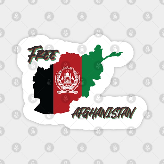 Free Afghanistan Magnet by moslemme.id