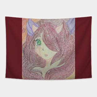 Ramy the Ram Girlb Tapestry