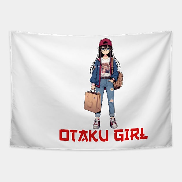 I am Otaku Tapestry by Rawlifegraphic