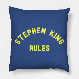 Stephen King Rules Pillow