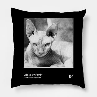 Cranberries - Ode to My Family // Faded Print 90s Graphic Pillow