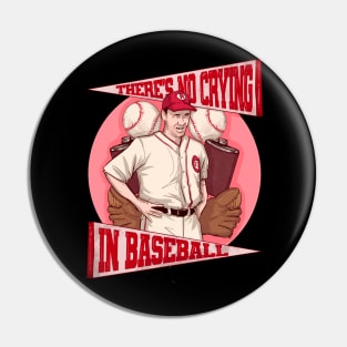 Tear-free Baseball Pin