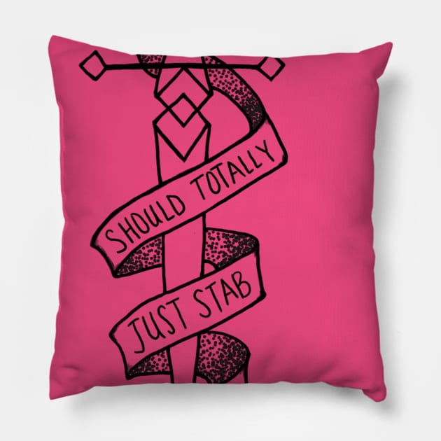 Stab Caesar Pillow by MeanGirlsMinute