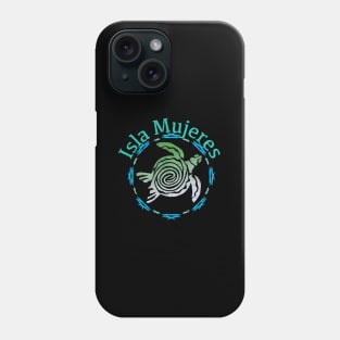 Isla Mujeres Tribal Turtle Phone Case