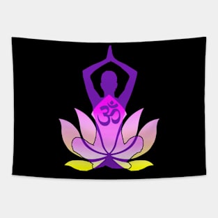 Yoga mask, mask Tapestry