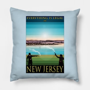 Visit New Jersey Pillow