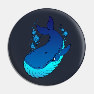 Neo Traditional Whale Pin