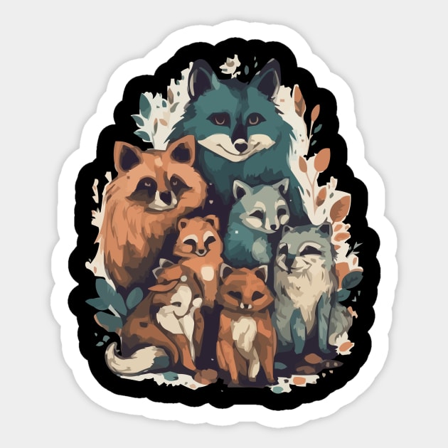 Cute Animal Sticker Pack qty 8 Cute Stickers for Animal Lovers