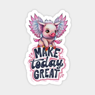 When Pigs Fly: Inspired Design Magnet