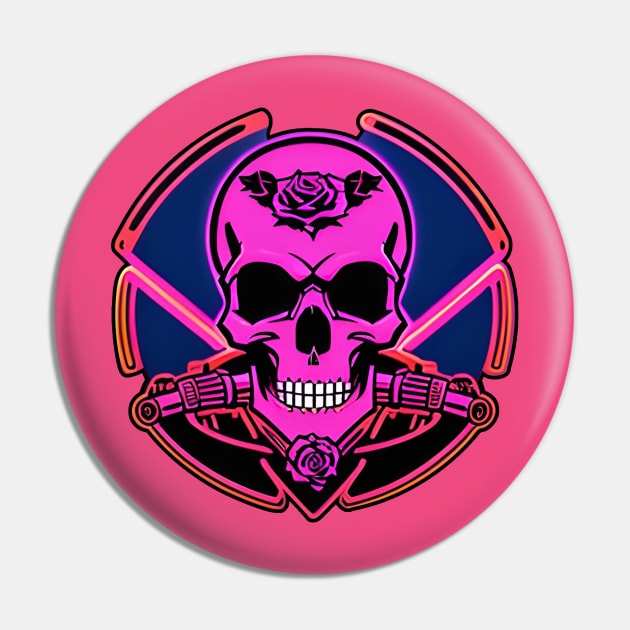 Moto Skull Pin by sebstgelais