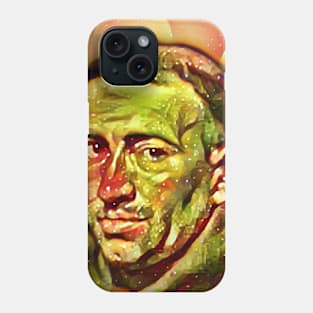 William of Ockham Snow Portrait | William of Ockham Artwork 11 Phone Case