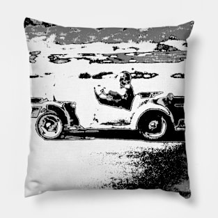 The Skeleton Man Racer! Pillow