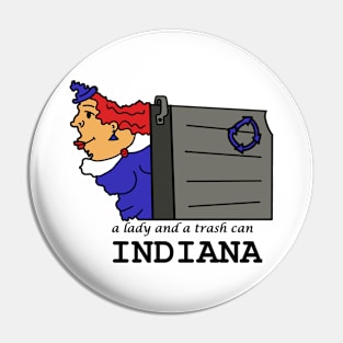 A funny map of Indiana 3 Pin