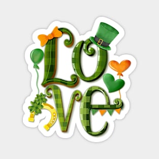 Love St. Patricks day Magnet