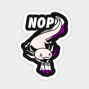 Axolotl Nope Magnet