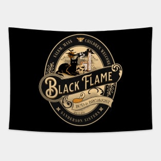 Sanderson Sisters Black Flame Bed & Breakfast Tapestry