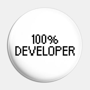 100% Developer Pin