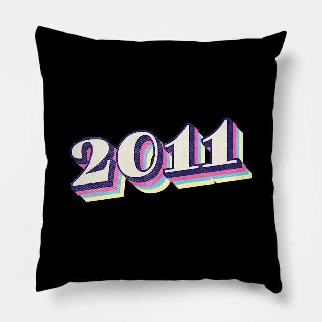 2011 Birthday Year! Pillow by Vin Zzep