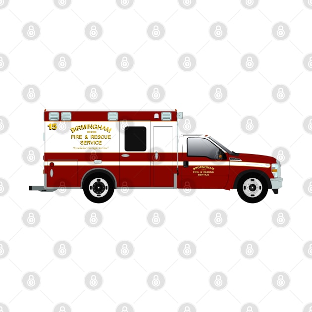 Birmingham Fire and Rescue Ambulance, Alabama by BassFishin