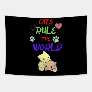 cat nice love Tapestry