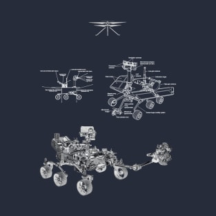 Mars Rovers and Flyer T-Shirt