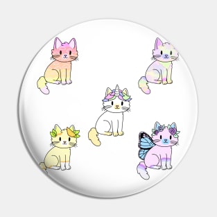 Kitties Sticker Pack 6 Pin