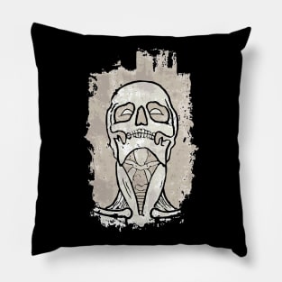 Anatomy Linoprint Pillow