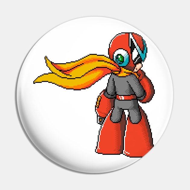 Pixelart Protoman Pin by maverickmichi