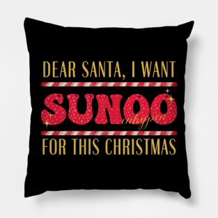 I Want Sunoo For This Christmas ENHYPEN Pillow