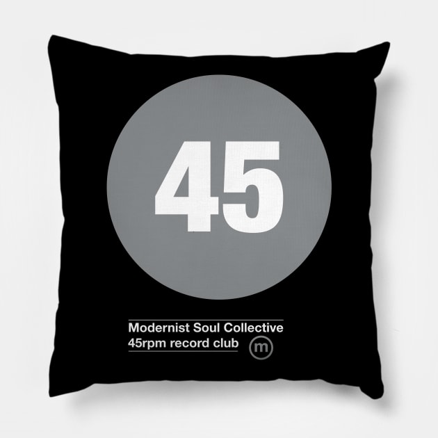 45 Club Pillow by modernistdesign