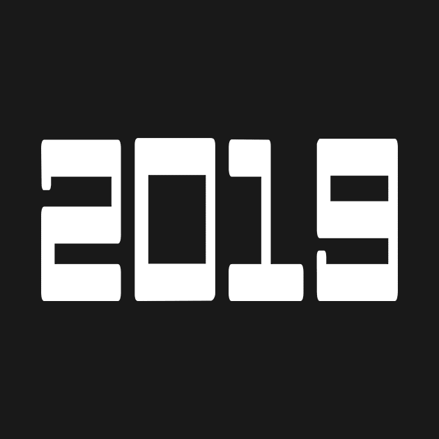 2019 New Years Eve Hi Tech Font by Scarebaby