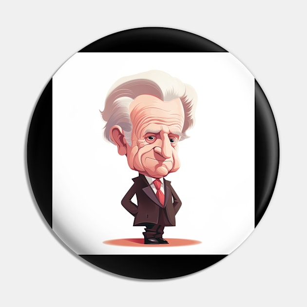 Emmanuel Levinas Pin by ComicsFactory