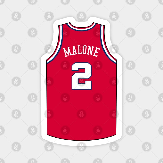 Moses Malone Philadelphia Jersey Qiangy Magnet by qiangdade