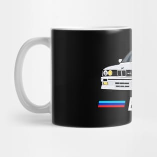 BMW 3 series, E30, illustration, black Coffee Mug