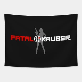 Femme Fatale Silhouette Tapestry