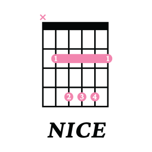 B Nice B Guitar Chord Tab Light Theme T-Shirt