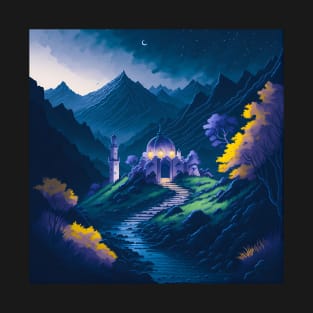 beautiful landscape by night T-Shirt