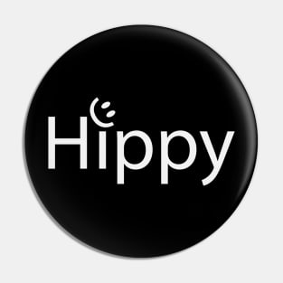 Hippy and happy fun design Pin