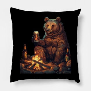 Gifted Evolution The Grizzly Bear's Path Pillow