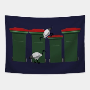 Bin Chicken Ibis Wheelie Bins Tapestry