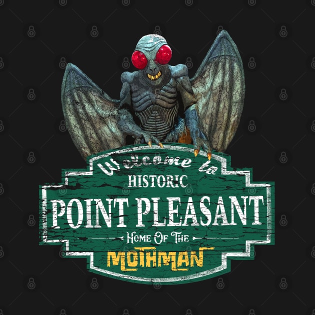 Mothman and Point Pleasant by woodsman