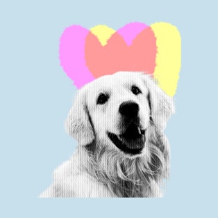 Dog Love Golden Retriever T-Shirt