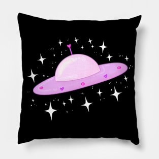 Glittering UFO! Pillow