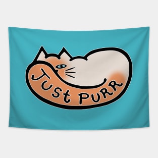 JUST PURR, Siamese Cat Tapestry