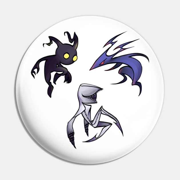 Kingdom Hearts Enemies (Blank) Pin by Blimpcat