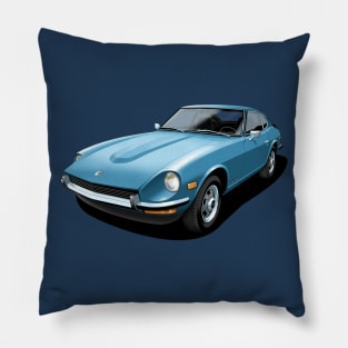 Datsun 240Z in blue Pillow