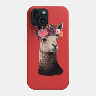 Flora the Fabulous Llama Phone Case