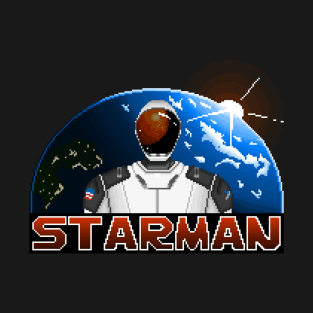 Starman Go To Mars T-Shirt