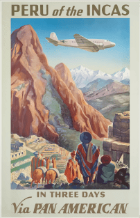 Vintage Poster Peru of the Incas Magnet