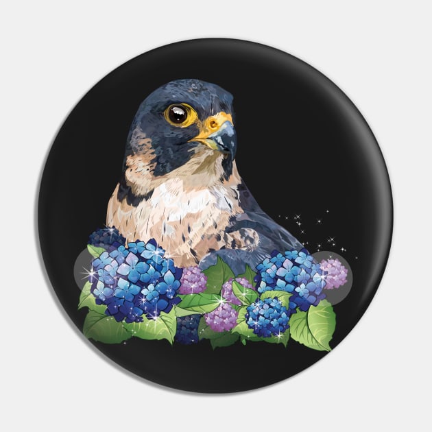 Peregrine falcon Pin by obscurite